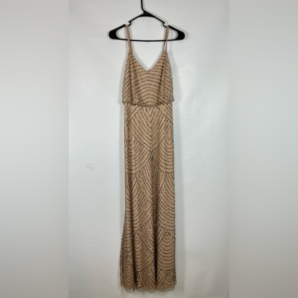 Adrianna Papell Maxi Sequence Dress